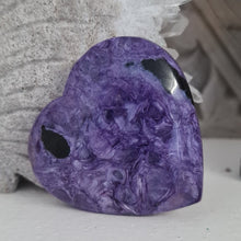 Load image into Gallery viewer, Charoite Heart A Grade