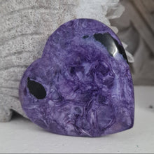 Load image into Gallery viewer, Charoite Heart A Grade