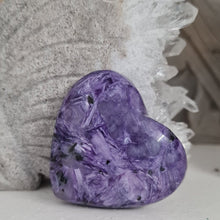 Load image into Gallery viewer, Charoite Heart A Grade