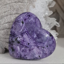 Load image into Gallery viewer, Charoite Heart A Grade