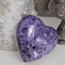 Load image into Gallery viewer, Charoite Heart A Grade