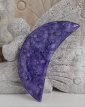 Load image into Gallery viewer, Charoite Crescent Moon A Grade