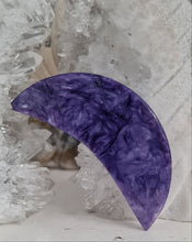 Load image into Gallery viewer, Charoite Crescent Moon A Grade