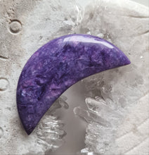 Load image into Gallery viewer, Charoite Crescent Moon A Grade