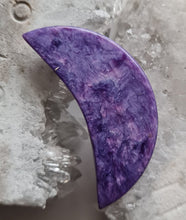 Load image into Gallery viewer, Charoite Crescent Moon A Grade