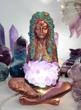 Load image into Gallery viewer, Mother Earth Lamp - Amethyst