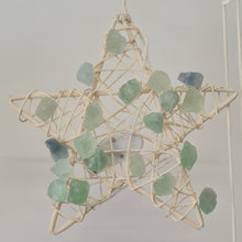Load image into Gallery viewer, Crystal Wire Light Star - Green Fluorite