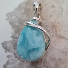 Load image into Gallery viewer, Larimar Stirling Silver Pendant