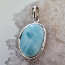 Load image into Gallery viewer, Larimar Stirling Silver Pendant