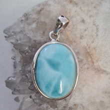 Load image into Gallery viewer, Larimar Stirling Silver Pendant