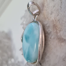 Load image into Gallery viewer, Larimar Stirling Silver Pendant