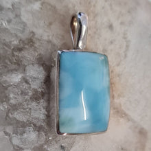 Load image into Gallery viewer, Larimar Stirling Silver Pendant