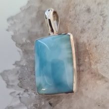 Load image into Gallery viewer, Larimar Stirling Silver Pendant