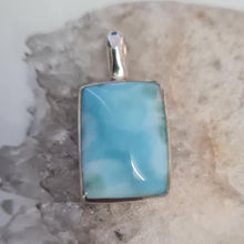Load image into Gallery viewer, Larimar Stirling Silver Pendant