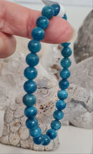 Load image into Gallery viewer, Blue Apatite Bracelet - 6 mm