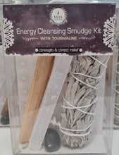 Load image into Gallery viewer, Energy Cleansing Smudge Kits - Tourmaline