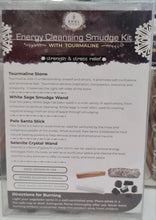Load image into Gallery viewer, Energy Cleansing Smudge Kits - Tourmaline