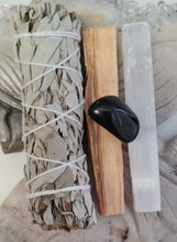 Load image into Gallery viewer, Energy Cleansing Smudge Kits - Tourmaline