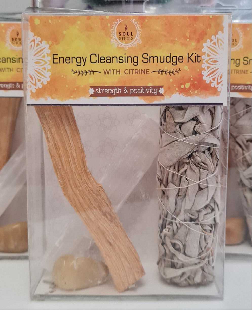 Energy Cleansing Smudge Kits Citrine Bay Crystals