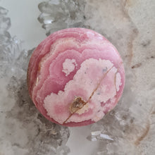 Load image into Gallery viewer, Rhodochrosite Palmstone