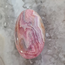 Load image into Gallery viewer, Rhodochrosite with Pyrite Palmstone