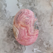 Load image into Gallery viewer, Rhodochrosite with Pyrite Palmstone