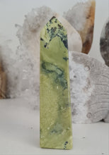 Load image into Gallery viewer, Serpentine with Pyrite Tower