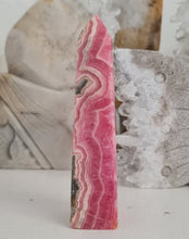 Load image into Gallery viewer, Rhodochrosite with Pyrite Tower