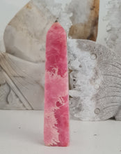 Load image into Gallery viewer, Rhodochrosite with Pyrite Tower