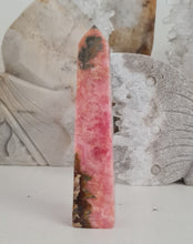 Load image into Gallery viewer, Rhodochrosite with Pyrite Tower