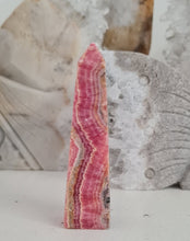 Load image into Gallery viewer, Rhodochrosite with Pyrite Tower