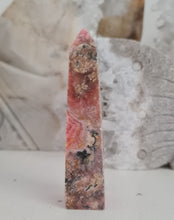 Load image into Gallery viewer, Rhodochrosite with Pyrite Tower