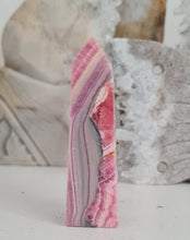 Load image into Gallery viewer, Rhodochrosite with Pyrite Tower