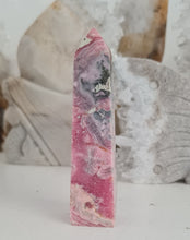 Load image into Gallery viewer, Rhodochrosite with Pyrite Tower