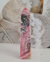 Load image into Gallery viewer, Rhodochrosite with Pyrite Tower