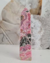 Load image into Gallery viewer, Rhodochrosite with Pyrite Tower