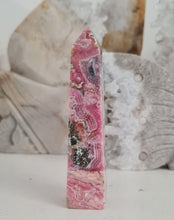 Load image into Gallery viewer, Rhodochrosite with Pyrite Tower