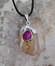 Load image into Gallery viewer, Citrine Tumbled Stone Necklace