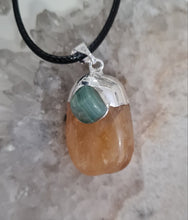 Load image into Gallery viewer, Citrine Tumbled Stone Necklace