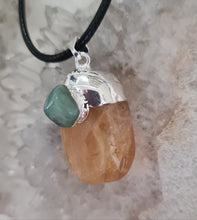 Load image into Gallery viewer, Citrine Tumbled Stone Necklace