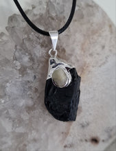 Load image into Gallery viewer, Black Tourmaline Tumbled Stone Necklace