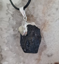 Load image into Gallery viewer, Black Tourmaline Tumbled Stone Necklace