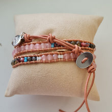 Load image into Gallery viewer, Rose Quartz Wrap Bracelet