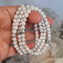 Load image into Gallery viewer, Howlite Bracelet - 6 mm