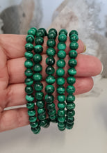 Load image into Gallery viewer, Malachite Bracelet - 6 mm