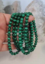 Load image into Gallery viewer, Malachite Bracelet - 6 mm