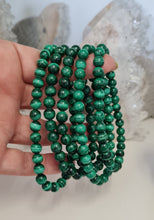 Load image into Gallery viewer, Malachite Bracelet - 6 mm