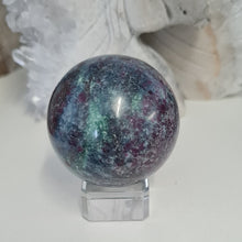 Load image into Gallery viewer, Ruby Kyanite Sphere