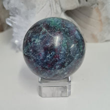 Load image into Gallery viewer, Ruby Kyanite Sphere