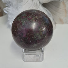 Load image into Gallery viewer, Ruby Kyanite Sphere
